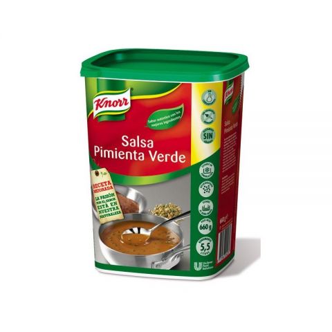 SALSA PIMIENTA VERDE KNOOR 6x1