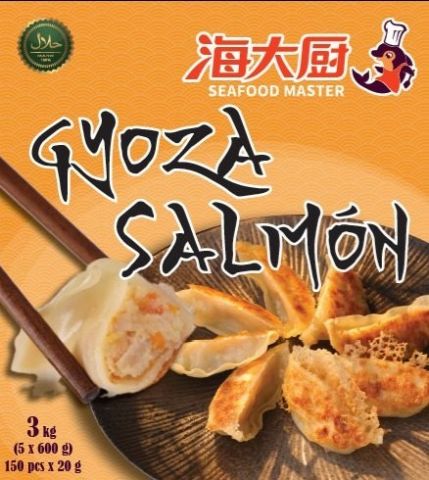 GYOZA SALMON x 3KG( 5 X 600GR.)