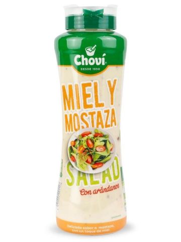 SALSA MIEL Y MOSTAZA 8x820ML CHOVI