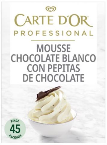 MOUSSE CHOCOLATE BLANCO C/PEPIT.6x1